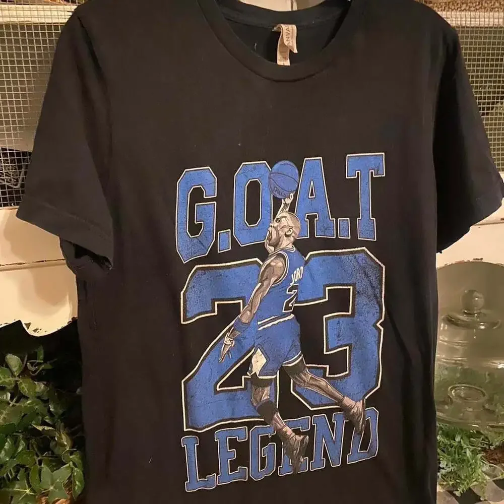 Bella+Canvas Michael Jordan G.O.A.T. 23 Legend Graphic T-Shirt